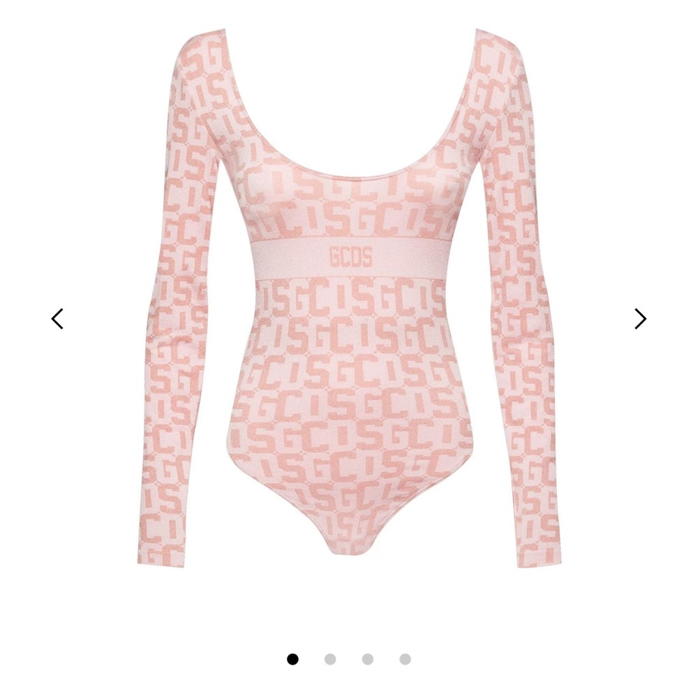 GCDS WOLFORD monogram leggings and bodysuit XL